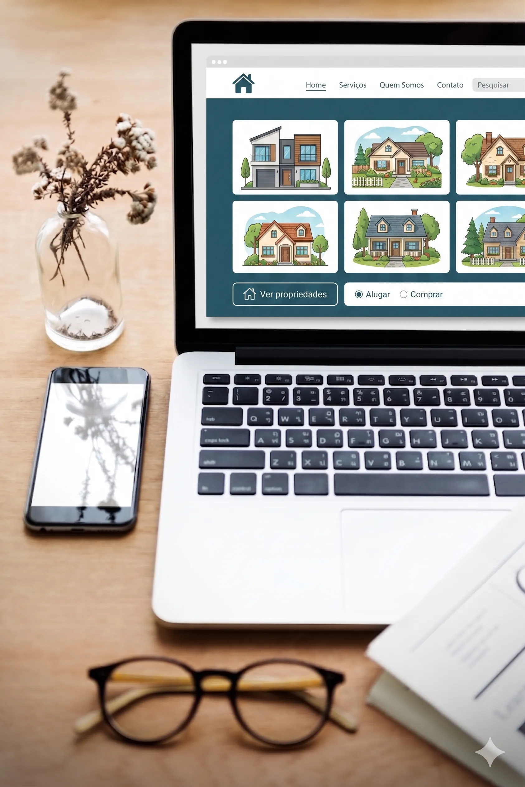 Site para imobiliária moderna